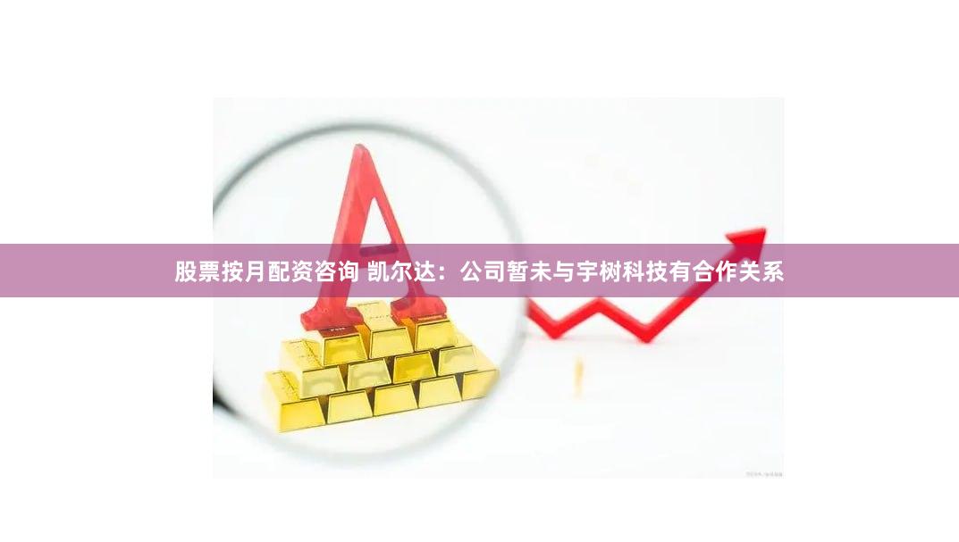 股票按月配资咨询 凯尔达：公司暂未与宇树科技有合作关系