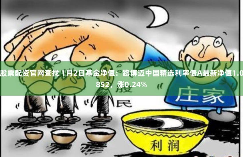 股票配资官网查找 1月2日基金净值：路博迈中国精选利率债A最新净值1.0852，涨0.24%